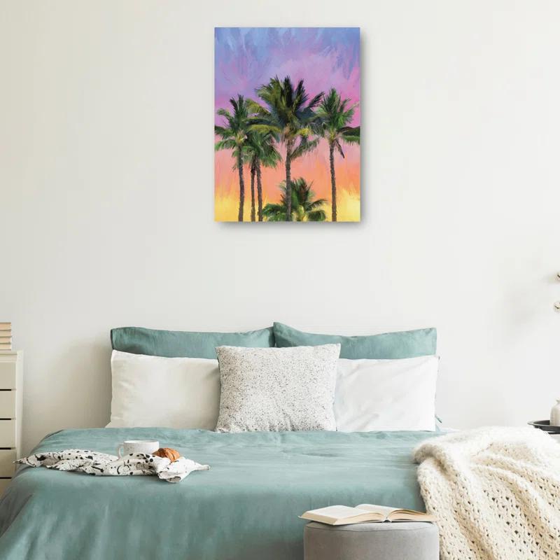 Bay Isle Home™ Sorbet Sunset by Studio Arts Canvas Art Print