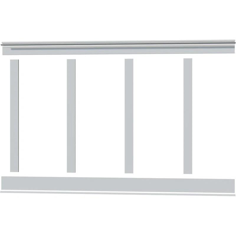 Deluxe Shaker PVC Wall Paneling in White