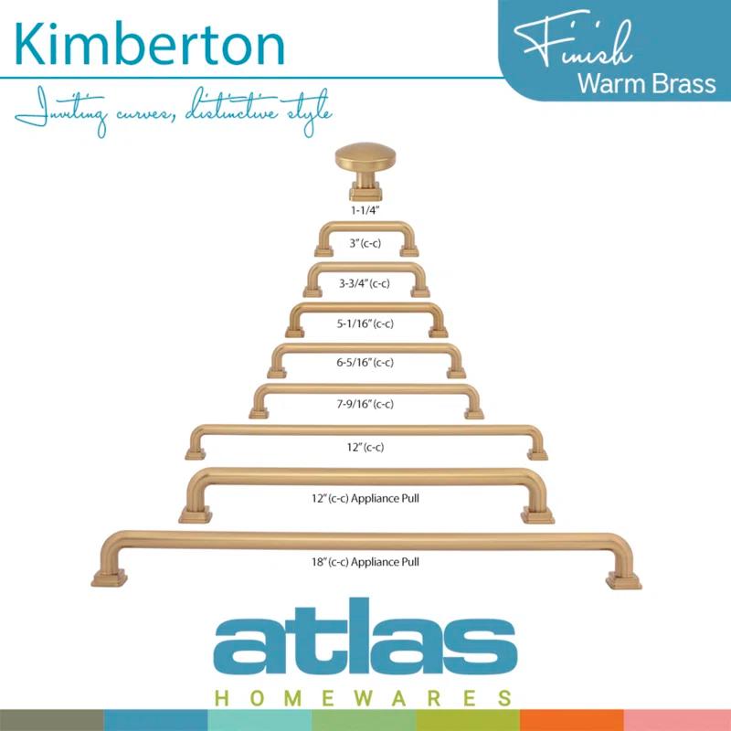 Atlas Homewares Kimberton 3" Center To Center Bar Pull | Wayfair