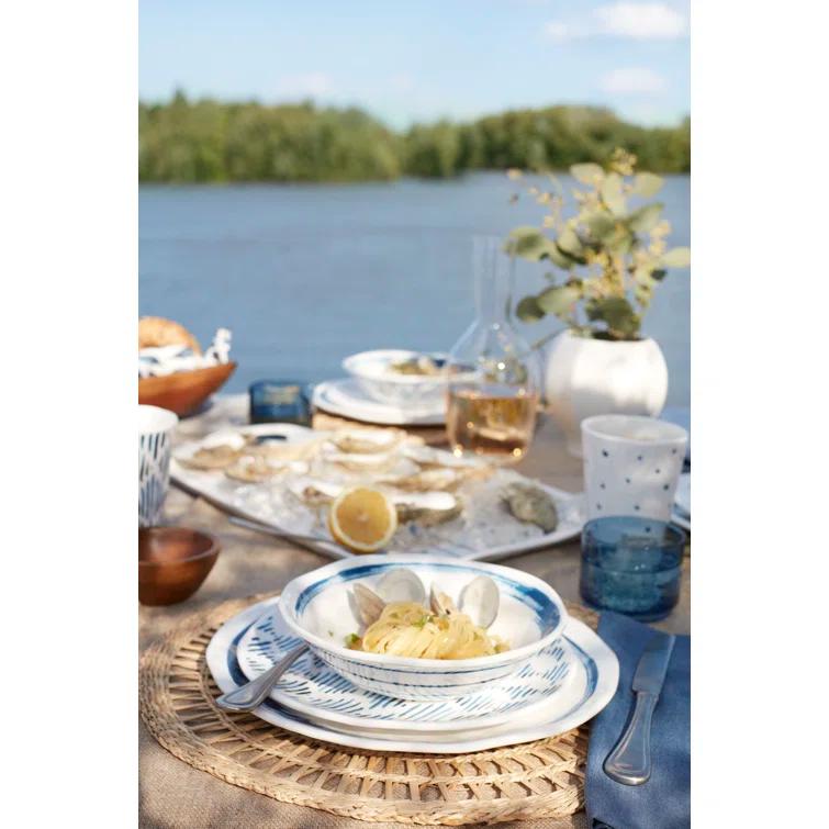 Lenox Blue Bay Melamine 20-Piece Dinnerware Set