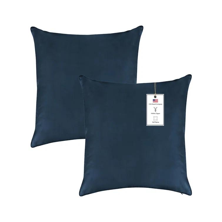A1 Home Collections LLC Bedding Polyester Lumbar Indoor/Outdoor Pillow Cover (Set of 2)