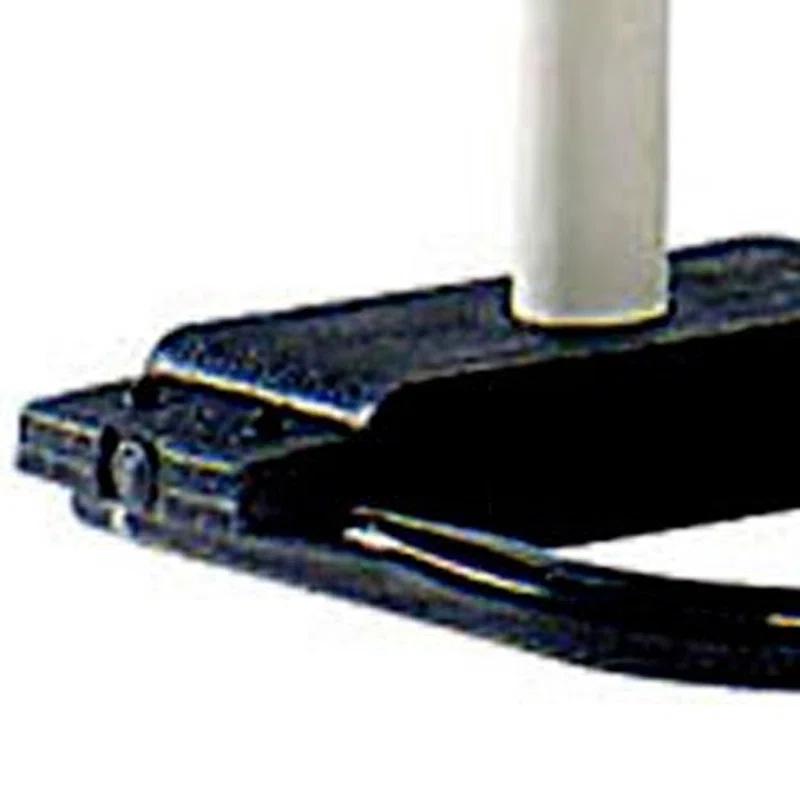 Orren Ellis 84" White Five Light Arc Floor Lamp With White Dome Shade