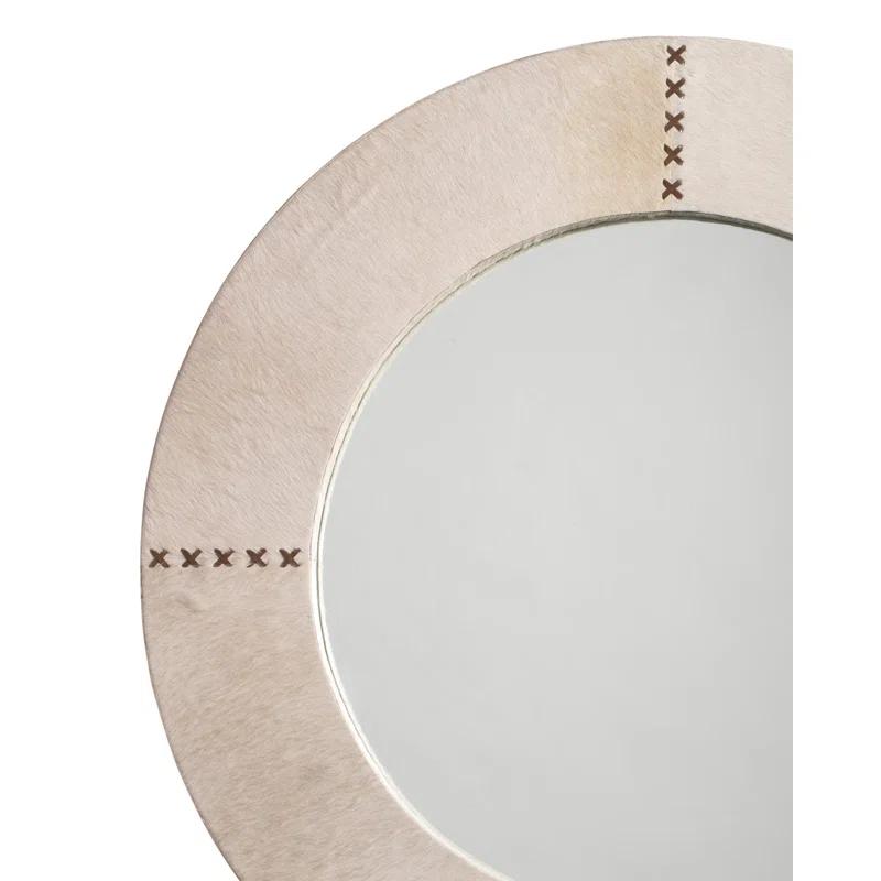 Aaden Round Hide Wall Mirror