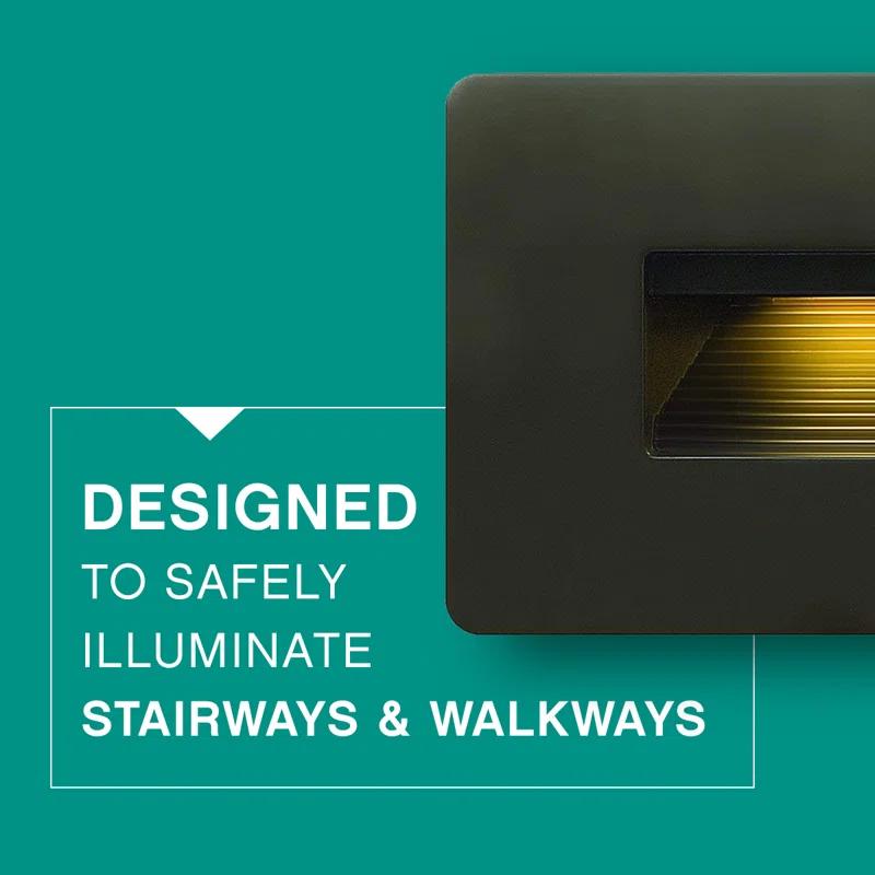 Luna Horizontal 120v 2700K Integrated LED Step Light