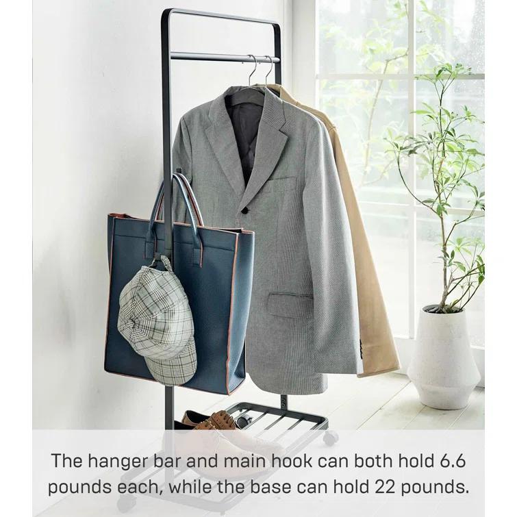 Yamazaki Home Kids Clothes Rack, Steel, Wheels