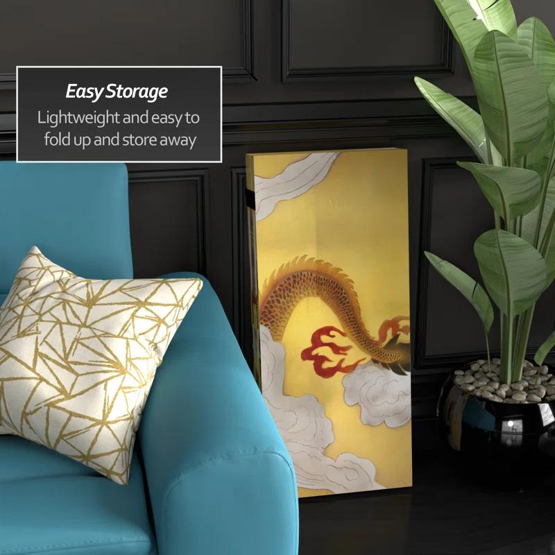 Winston Porter Keir 3 ft. Tall Folding Art Screen