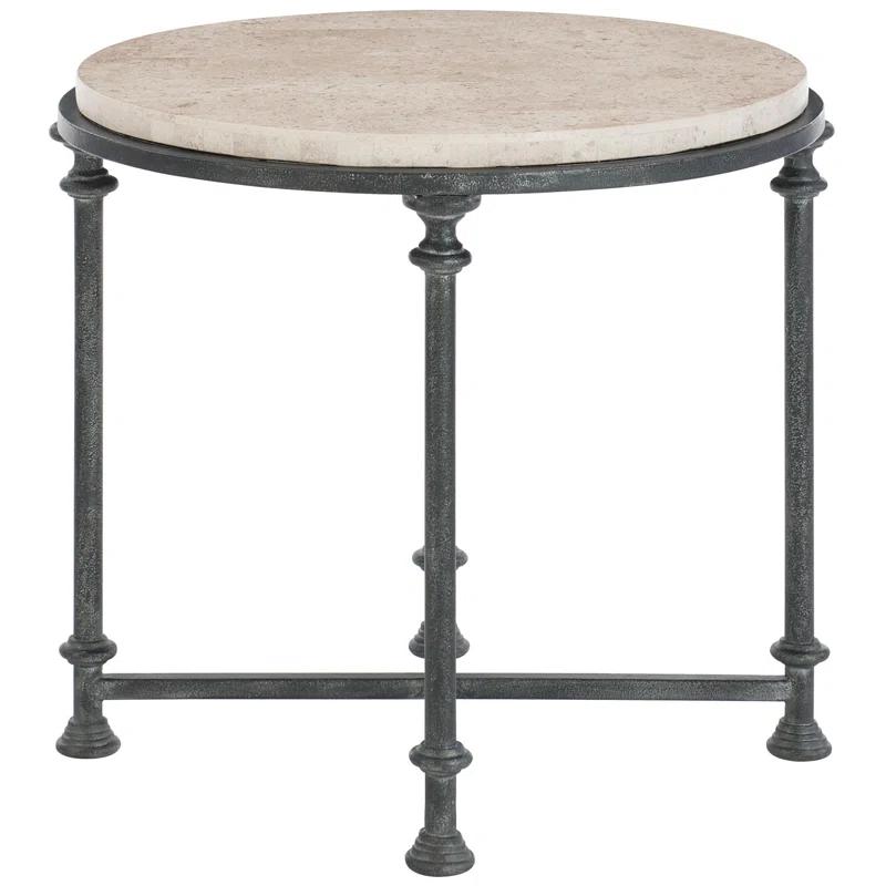 Bernhardt Galesbury Stone Top End Table