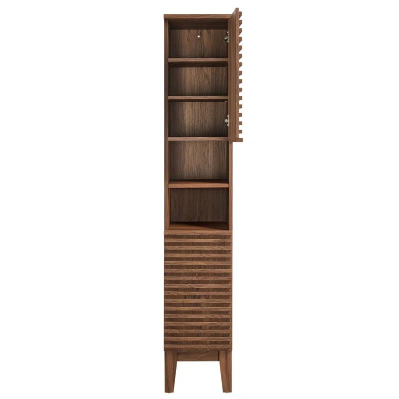 Modway Render Tall Narrow Bathroom Storage Cabinet