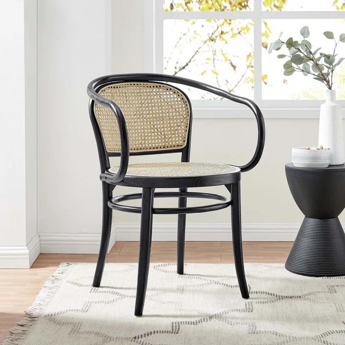 Oliana Wood Dining Armchair by Modway
