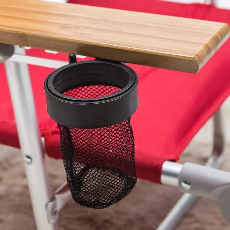 Ostrich Ostrich Deluxe Padded Lightweight Portable Adjustable Outdoor Reclining Folding Chair with Footrest