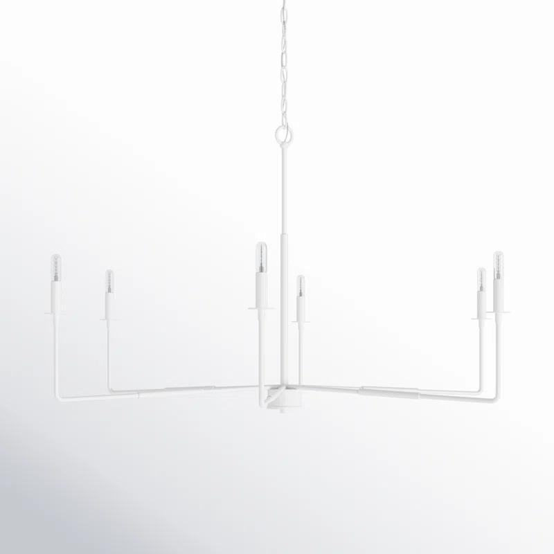 Alysa 6 - Light Dimmable Classic / Traditional Chandelier