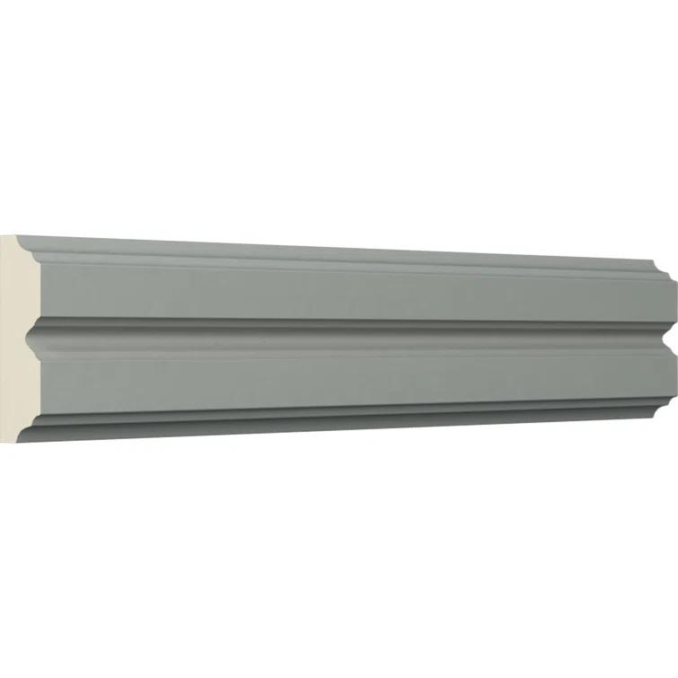 Ekena Millwork 2"H x 5/8"P x 94 1/2"L Hillsborough Chair Rail (Set of 8)