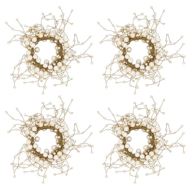 Saro Napkin Ring Collection Napkin Ring (Set of 4)
