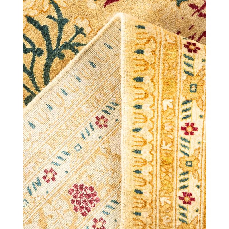 Isabelline Vladanka One-of-a-Kind 8' 3" X 10' 1" 2000s Wool Area Rug in Yellow