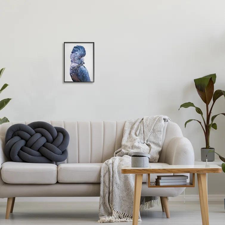 Stupell Industries " Gray Cockatoo Portrait " by Sisi And Seb