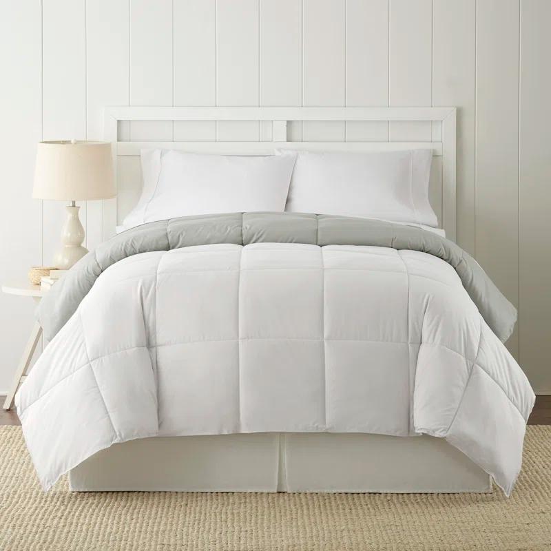 Modern Threads Modern Threads Sanctuary by PCT Down Alternative Microfiber Quilted Reversible Comforter & Duvet Insert - Soft, Comfortable Alternative to Goose Down - Bedding for All Seasons