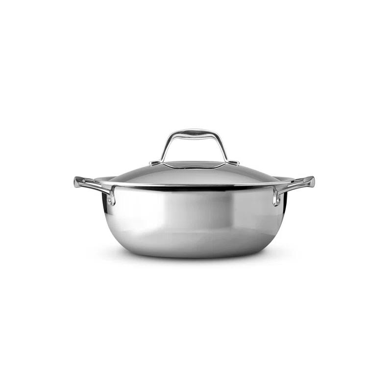 Tramontina 4 Qt Tri-ply Clad Covered Universal Pan