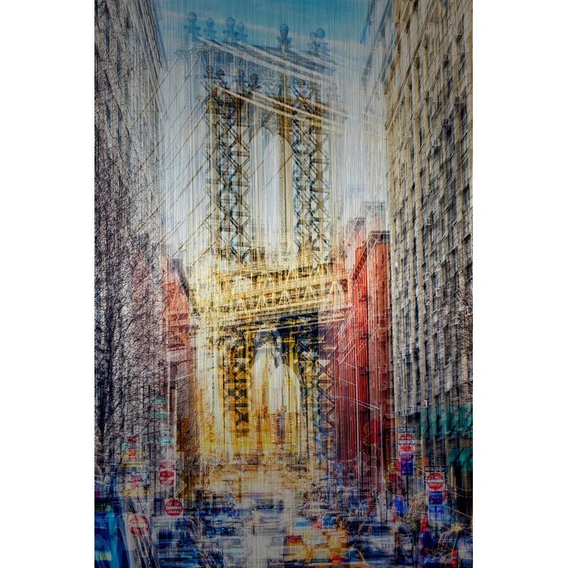 Marmont Hill "Chromatic City" Print on Metal
