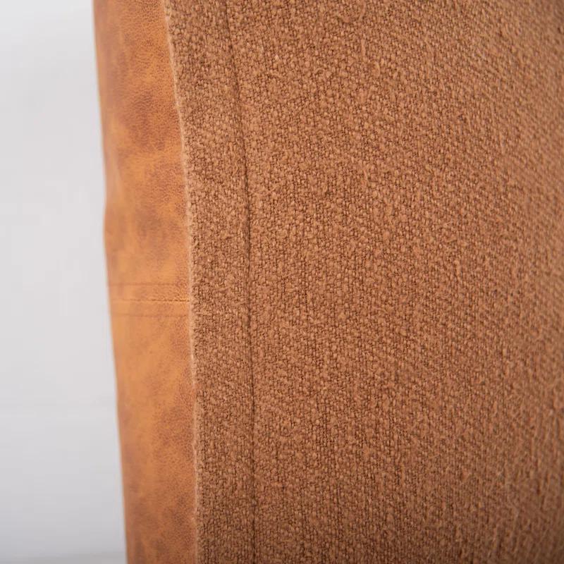 Rizzy Home Faux Leather Throw Pillow