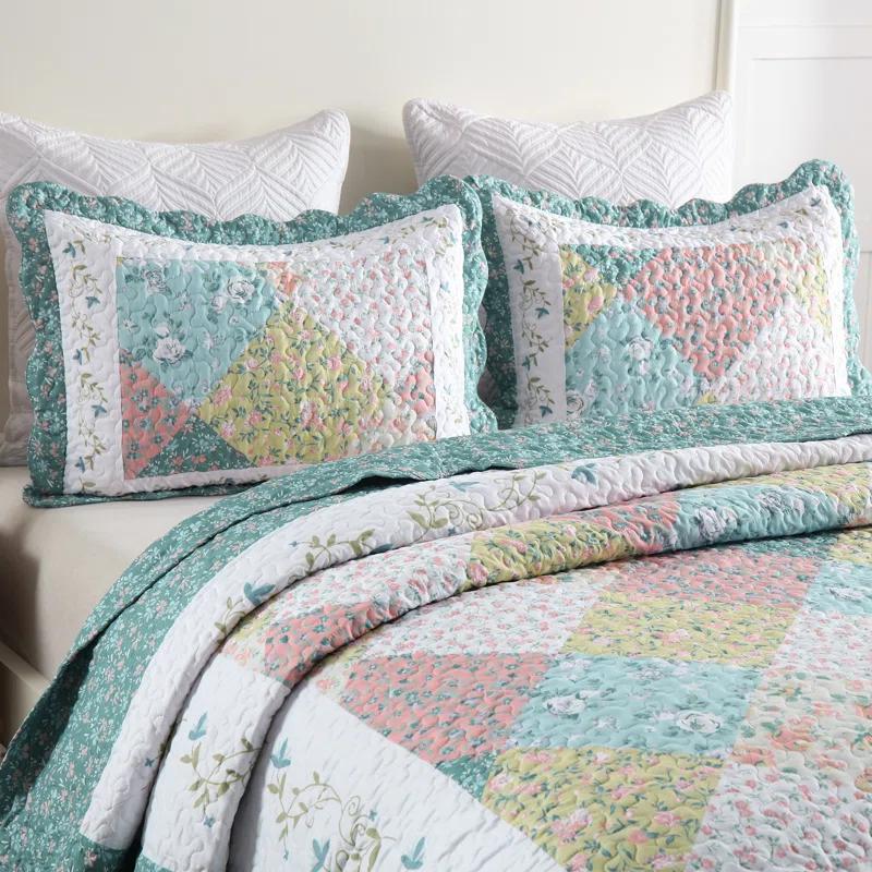 MarCielo BYLily2022 Floral Quilt Set
