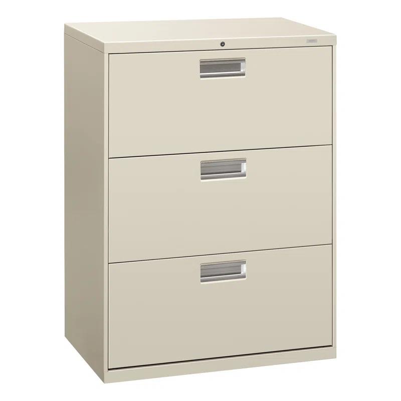 HON Brigade 600 Series 3-Drawer Lateral Filing Cabinet