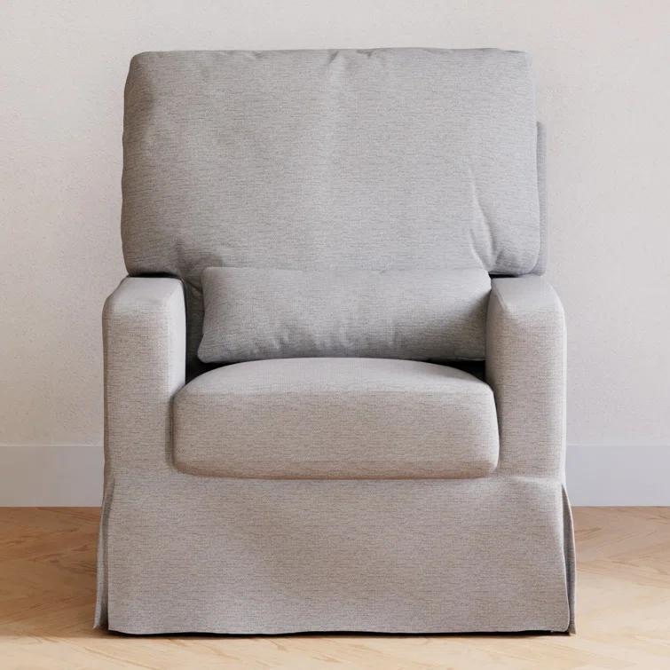 Crawford Upholstered Swivel Glider