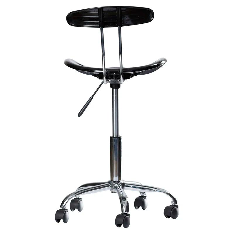 Flash Furniture Bonavant Adjustable Swivel Chair for Desk and Office with Tractor Seat