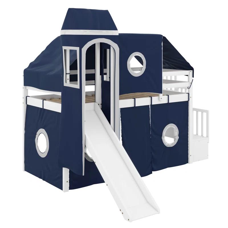 Harper Orchard Loft Bed with Tent and Tower -