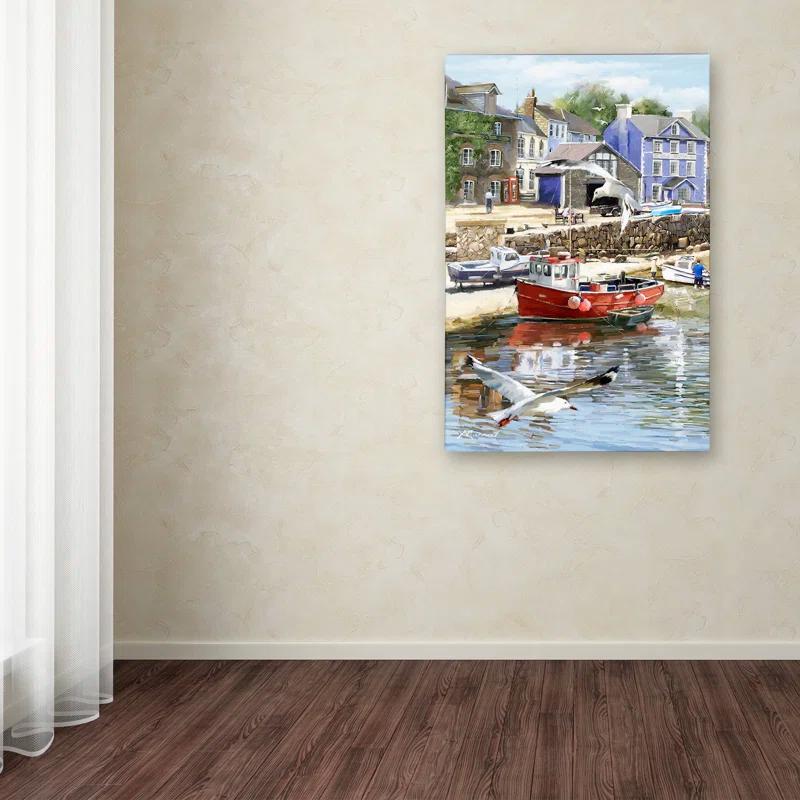 Trademark Fine Art The Macneil Studio " Coastal Town " by The Macneil Studio