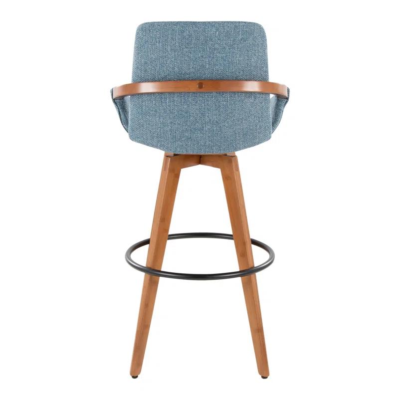 George Oliver Whitacre 29" Fabric Swivel Stool