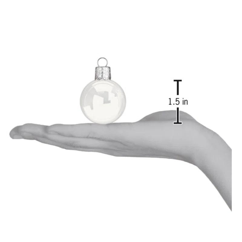 Old World Christmas Old World Christmas Glass Ornament for Trees, 12 Classic Balls, 1.5"