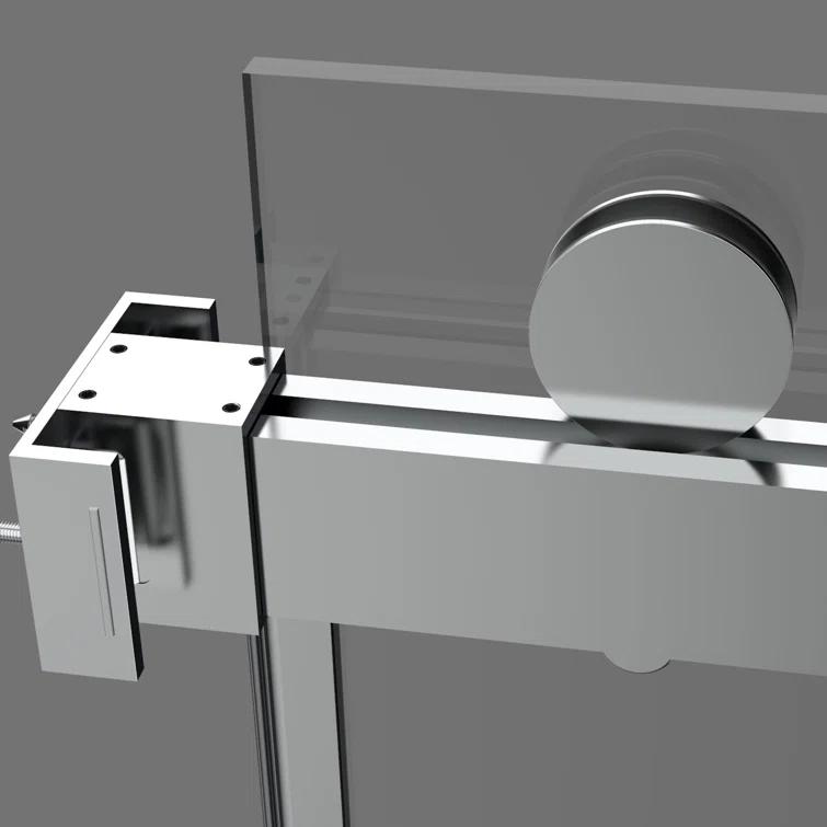 HHK HOME 60'' W 76'' H Frameless Rectangle Shower Enclosure HHKSS04-CH-6076