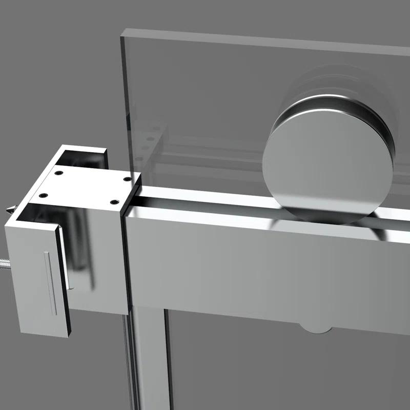 HHK HOME 60'' W 76'' H Frameless Rectangle Shower Enclosure HHKSS04-CH-6076