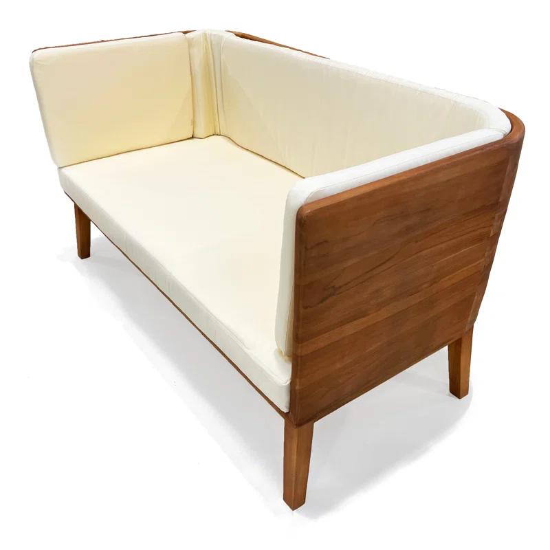 LuXeo Olivia Teak Deep Seating Set, 4-Person (Set of 4)