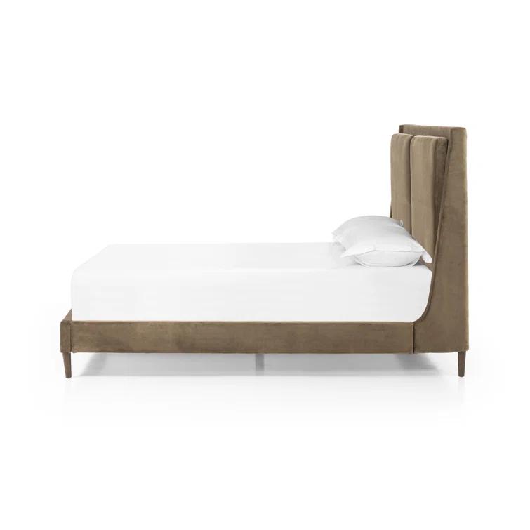 Rexford Platform Bed - Cream / King