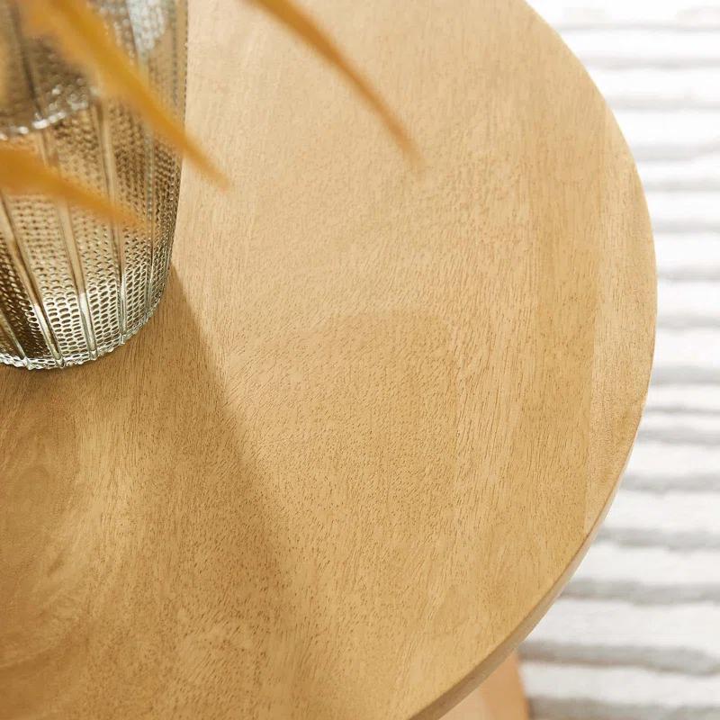 Modway Modway Lina Solid Wood Pedestal End Table