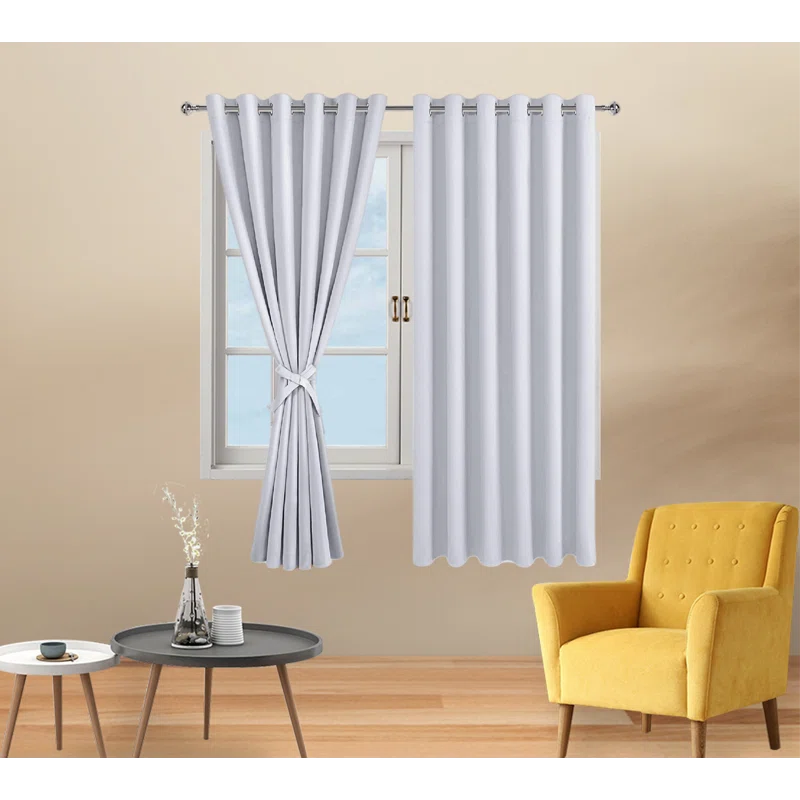 Eider & Ivory™ Tarrants Polyester Room Darkening Curtain Pair (Set of 2)
