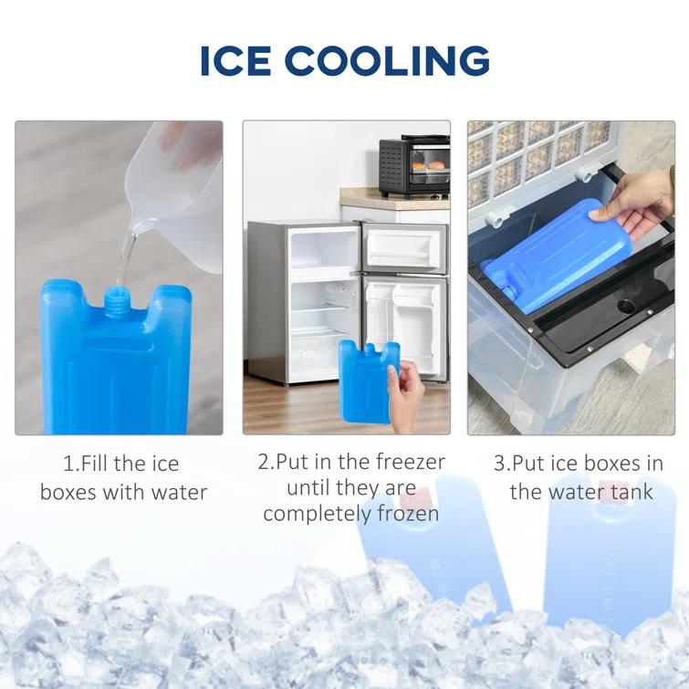 HomCom HomCom Portable Evaporative Cooler with Remote Included