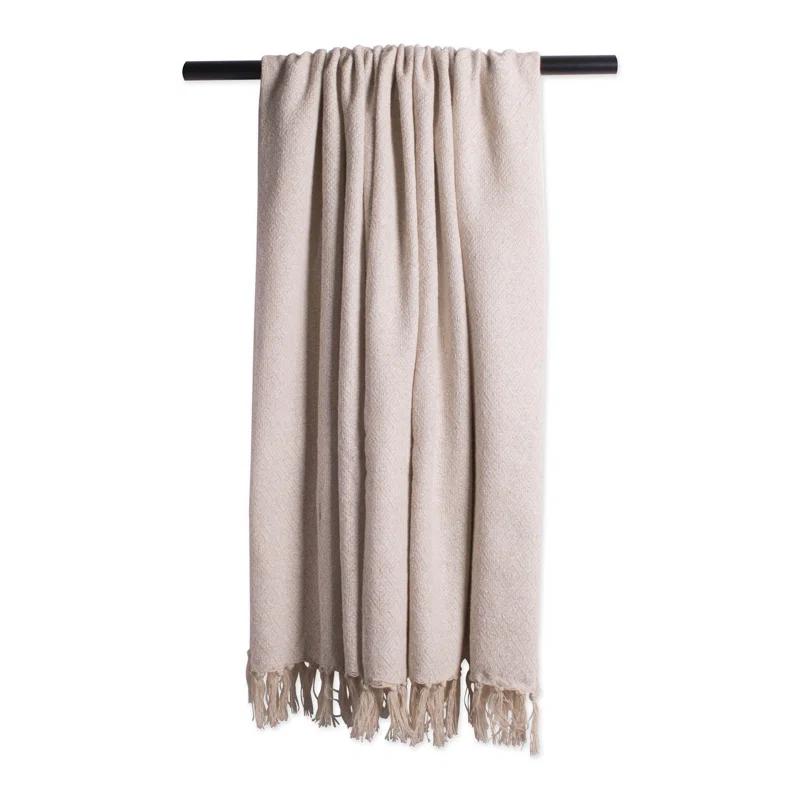 Design Imports Hand Woven Throw Blanket