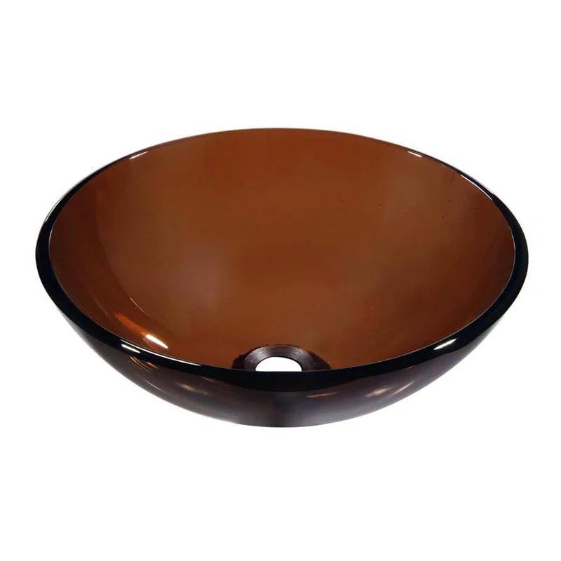 Dawn USA GVB84010RD Dawn USA 16.25'' Glass Circular Bathroom Sink