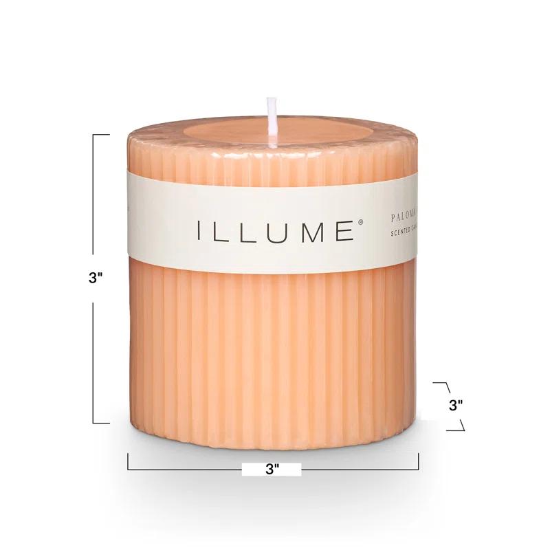 Selin Paloma Petal Pillar Candle