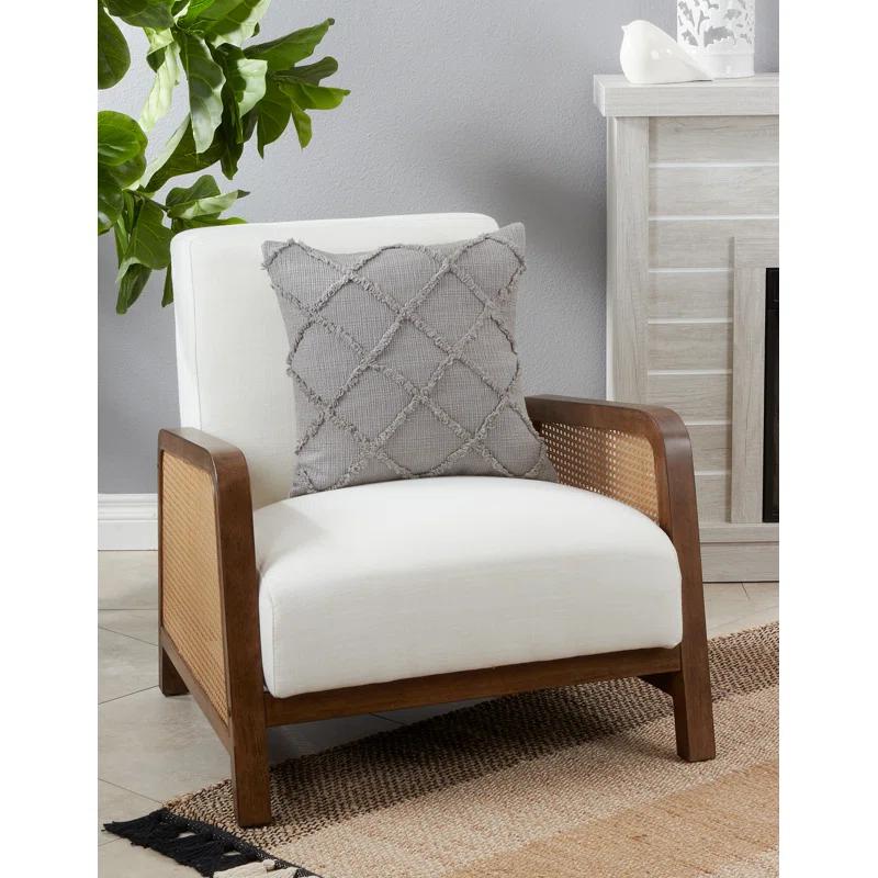 Iero Cotton Throw Pillow