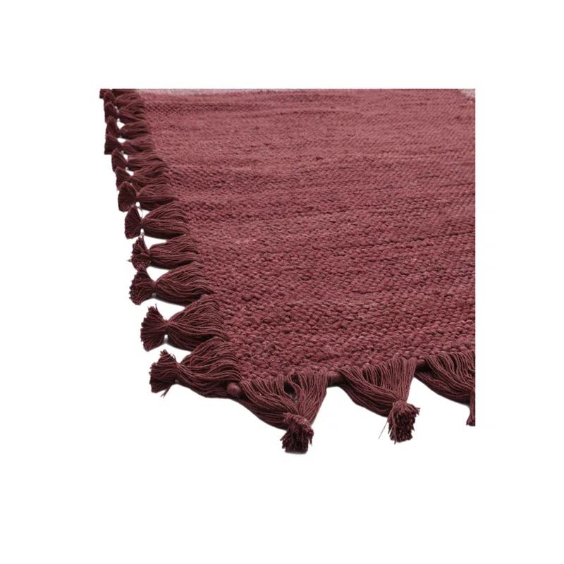 LOOMY Merlot Jute Hand Woven Rug