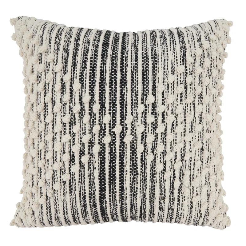 Kavya Collection Striped Cotton Pillow Cover