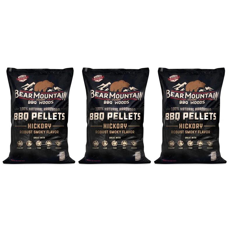 Bear Mountain BBQ Bear Mountain BBQ All-Natural Hardwood Hickory Smoker Pellets