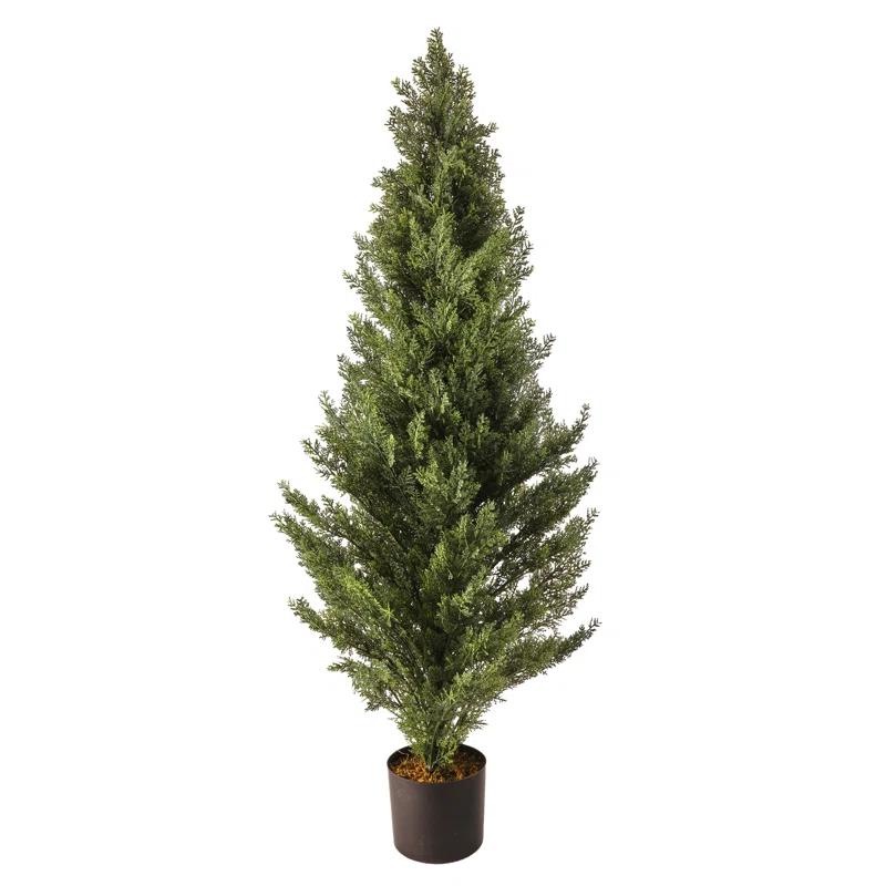 Regency International Indoor and Outdoor Potted Artificial Arborvitae Tree