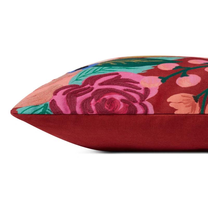 Rifle Paper Co. X Loloi Garden Party Rust Pillow