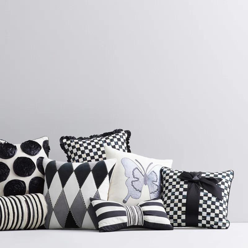 MacKenzie-Childs Courtly Check® Sash Throw Pillow
