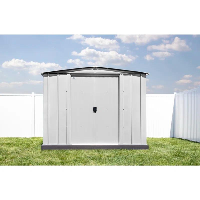 Arrow 8 ft. W x 6 ft. D Galvanized Steel Storage Shed