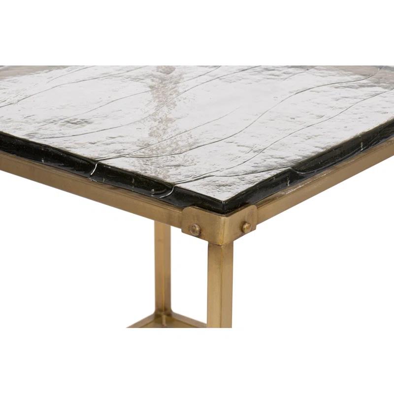 Sarreid Ltd Christian Marble Top End Table